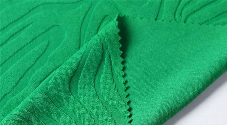 Ribbed Terry Fabric For Swimwear